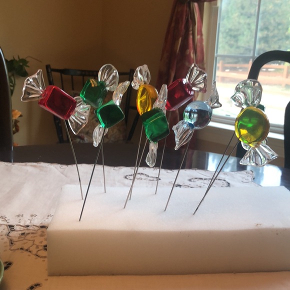 VTG Glass Candy Picks - Picture 2 of 6